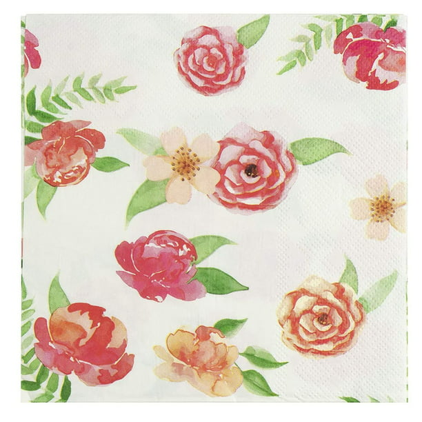2 Paper Napkins for Decoupage Parties Rose of Love Weddings 
